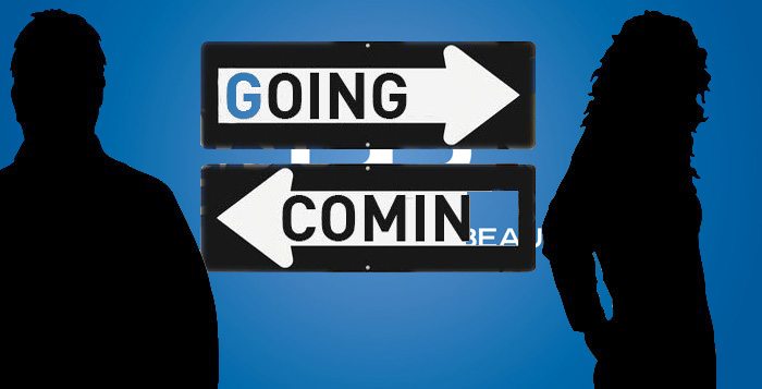 The Bold and the Beautiful coming and going