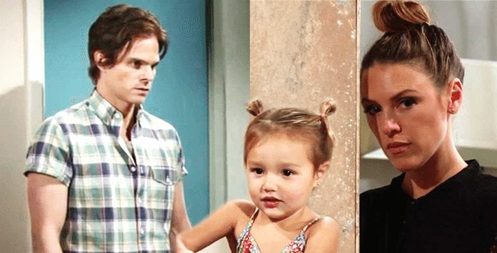 Kevin, Bella, and Chloe on The Young and the Restless