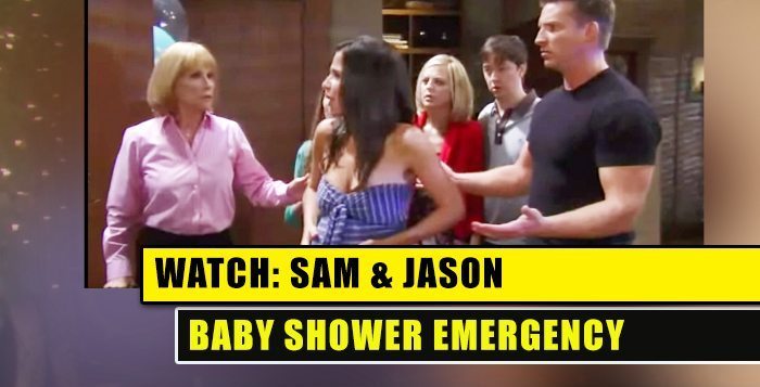 General Hospital Sam &amp; Jason Scenes