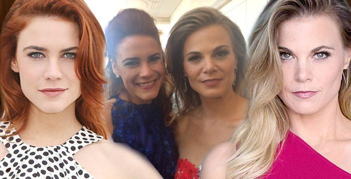 Courtney Hope and Gina Tognoni