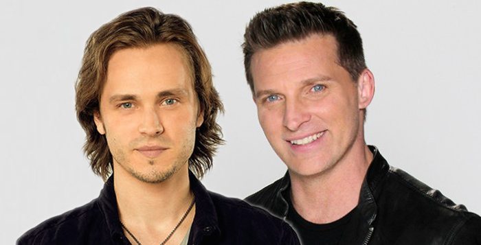 Jonathan Jackson and Steve Burton