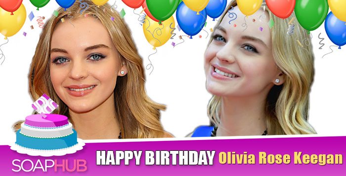 Happy birthday Olivia Rose Keegan