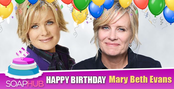 Happy Birthday Mary Beth Evans Days of our Lives