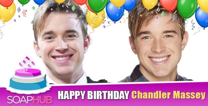 Happy Birthday Chandler Massey Days of our Lives