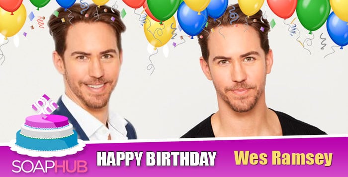 Happy Birthday Wes Ramsey
