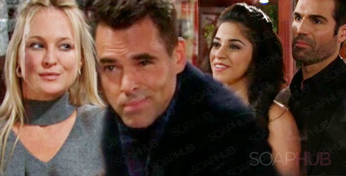 Sharon, Billy, Rey, Mia The Young and the Restless