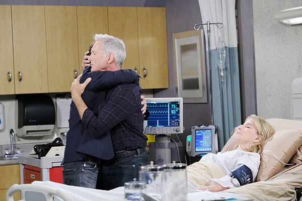 Greg Rikaart, Drake Hogestyn, Deidre Hall "Days of our Lives" Set NBC Studios Burbank 08/03/18 © XJJohnson/jpistudios.com 310-657-9661 Episode # 13553 U.S.Airdate 03/15/19