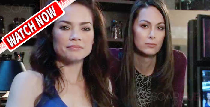 General Hospital Rebecca Herbst and Cassandra James
