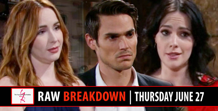 The Young and the Restless Spoilers Thursday Raw