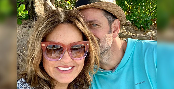 Mariska Hargitay and Peter Hermann August 15, 2019