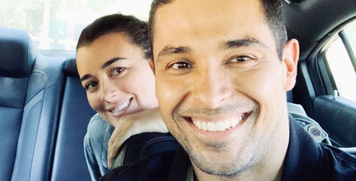 NCIS Wilmer Valderrama and Cote de Pablo