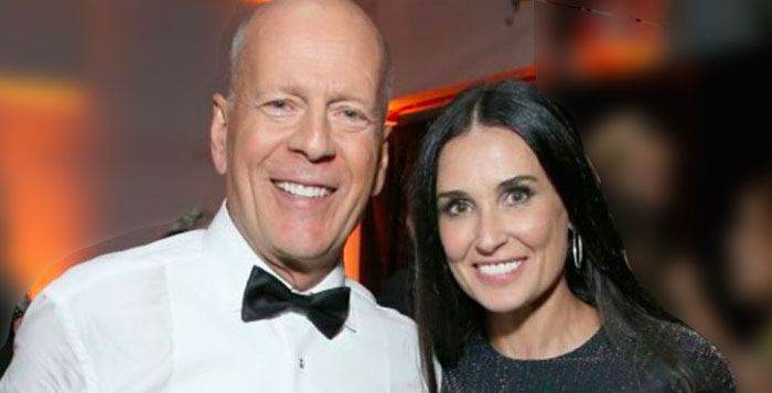 Bruce Willis and Demi Moore