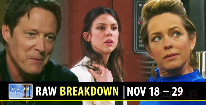 Days of our Lives spoilers November 18-29