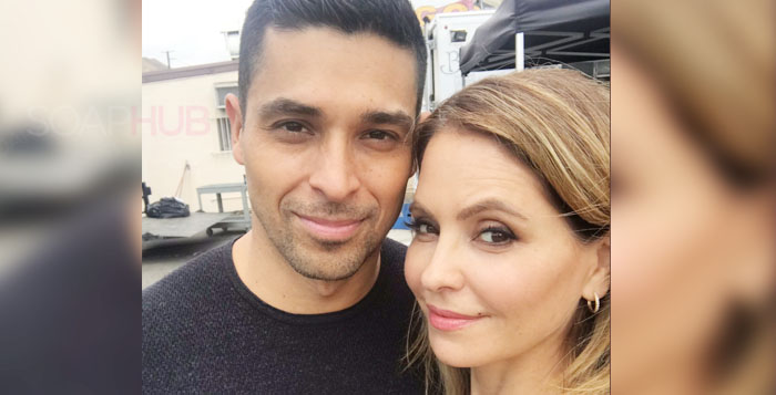 Lisa LoCicero and Wilmer Valderrama