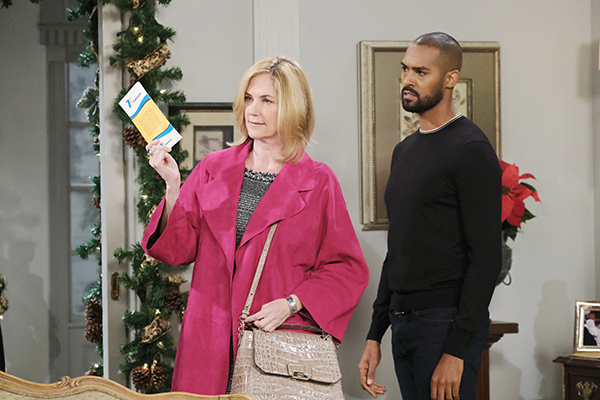 Kassie DePaiva, Lamon Archey "Days of our Lives" Set NBC Studios Burbank 05/13/19 © XJJohnson/jpistudios.com 310-657-9661 Episode # 13750 U.S.Airdate 12/24/19