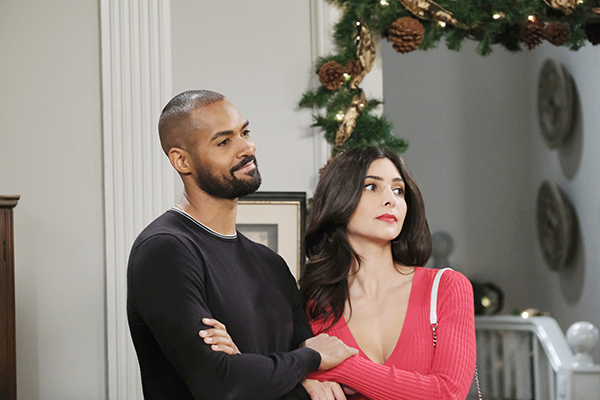 Camila Banus, Lamon Archey "Days of our Lives" Set NBC Studios Burbank 05/13/19 © XJJohnson/jpistudios.com 310-657-9661 Episode # 13750 U.S.Airdate 12/24/19