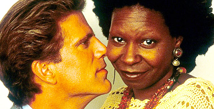 Whoopi Goldberg and Ted Danson