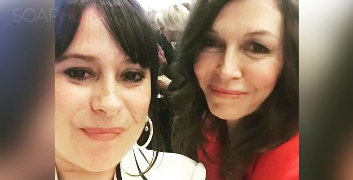 Kimberly McCullough and Finola Hughes General Hospital