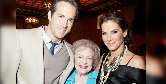 Ryan Reynolds, Betty White, Sandra Bullock