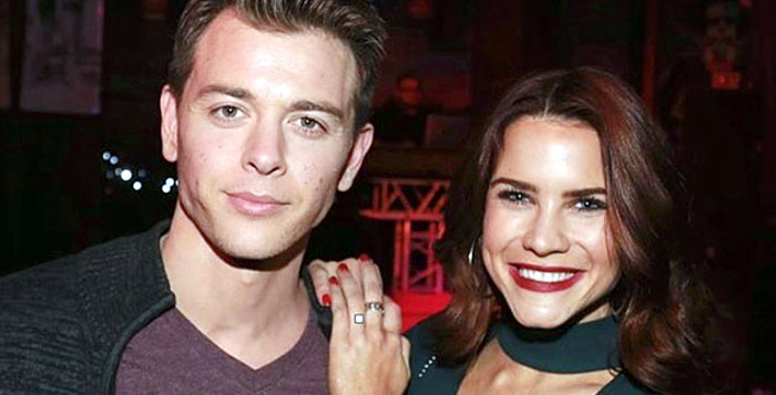 Chad Duell and Courtney Hope