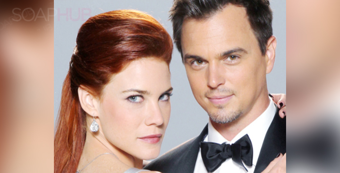 Courtney Hope and Darin Brooks