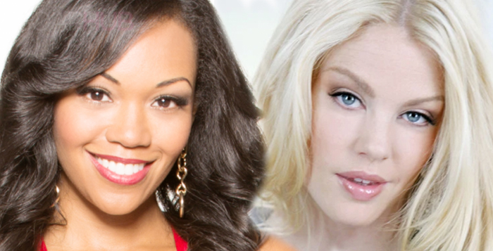 Mishael Morgan and Bree Williamson