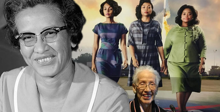 Taraji P. Henson and Katherine Johnson