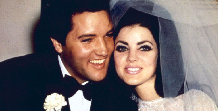 Elvis Presley and Priscilla Presley