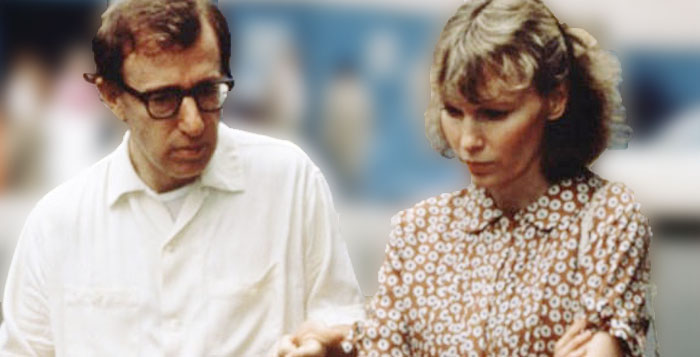 Woody Allen and Mia Farrow