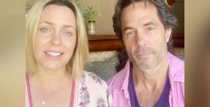 Arianne Zucker and Shawn Christian
