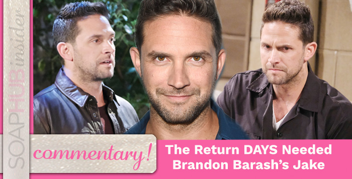 Brandon Barash's DAYS Jake Insider