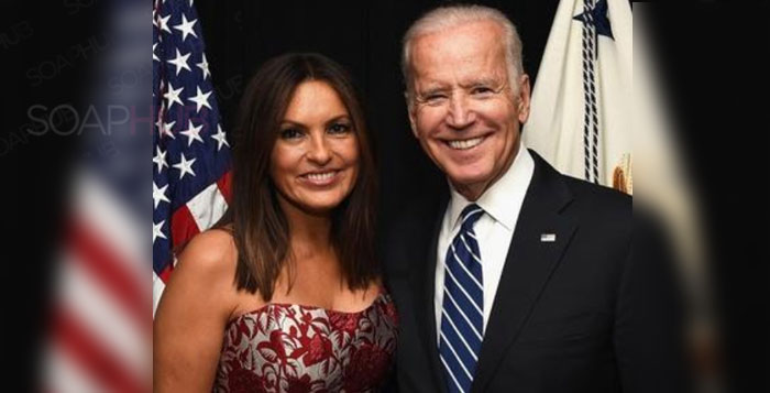 Mariska Hargitay and Joe Biden