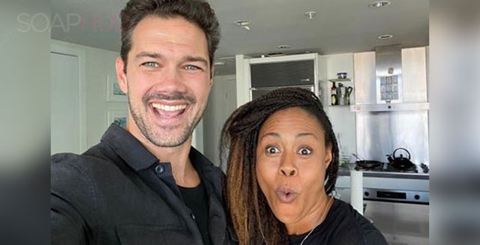 Ryan Paevey and Vinessa Antoine General Hospital