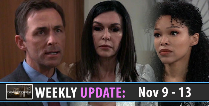 General Hospital Weekly Update November 9 - 13