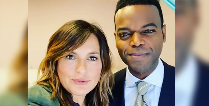 Law & Order SVU Mariska Hargitay and Demore Barnes