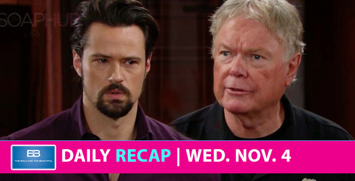 The Bold and the Beautiful Recap November 4 2020