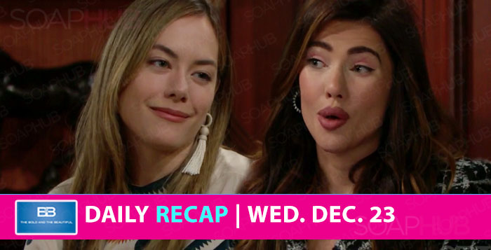 The Bold and the Beautiful Recap December 23 2020