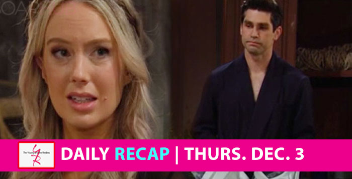 The Young and the Restless Recap December 3 2020