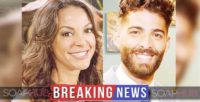 Eva LaRue and Jason Canela The Young and the Restless