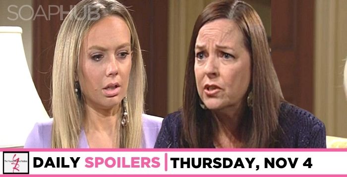 Y&R spoilers for Thursday, November 4, 2021