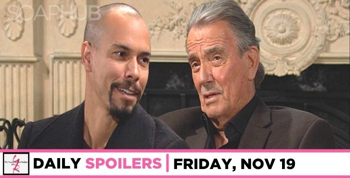 Y&R spoilers for Friday, November 19, 2021