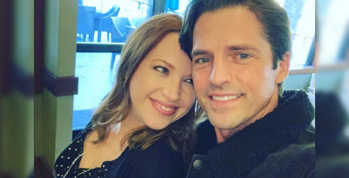 Adrienne Frantz and Scott Bailey