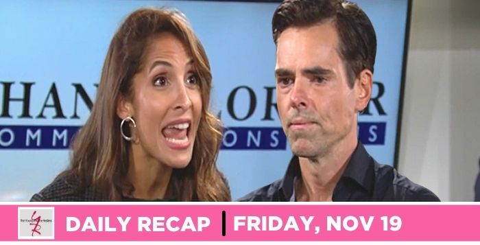 The Young and the Restless recap for Friday, November 19, 2021