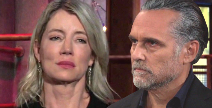 Nina Reeves and Sonny Corinthos on General Hospital