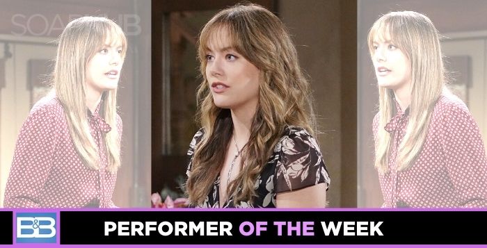 Soap Hub Performer of the Week for B&B: Annika Noelle