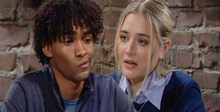The Young and the Restless Moses Winters Faith Newman