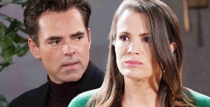 Billy Abbott and Chelsea Lawson on The Young and the Restless