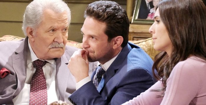 Days of our Lives Jake DiMera, Gabi Hernandez, and Victor Kiriakis