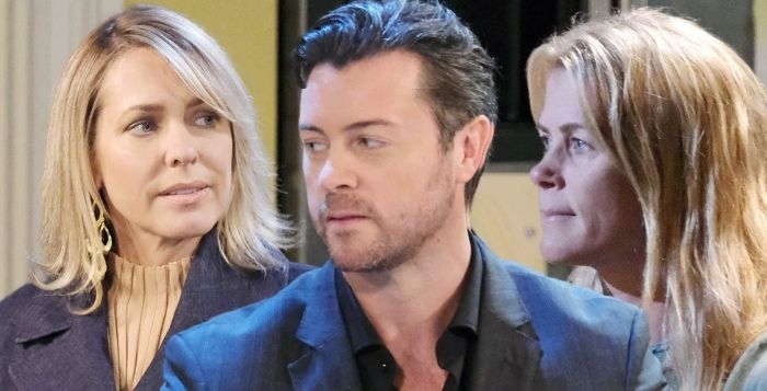 Sami Brady DiMera, EJ DiMera, and Nicole Walker on Days of our Lives (JPI)