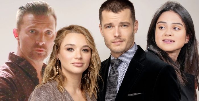 Summer, Kyle, Dylan, and Lola on The Young and the Restless